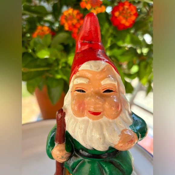 Vintage Chalk-ware Gnomes - Picture 8 of 12
